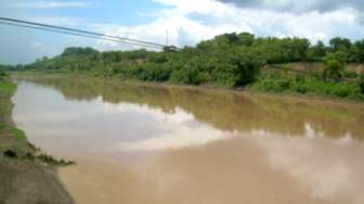 Ketinggian Air Bengawan Solo Turun Tapi Masih Siaga