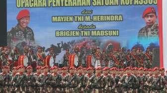 Upacara Penyerahan Satuan Kopassus