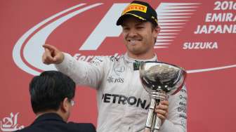 Rosberg Menangi GP Jepang, Mercedes Kunci Gelar Juara Konstruktor