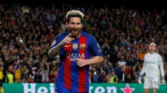 "Hattrick" Messi Bikin Pasukan Guardiola Tak Berdaya di Camp Nou