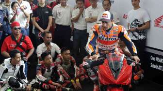 Marquez Temui Penggemarnya di Indonesia.
