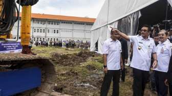 Groundbreaking Pasar Bendungan Hilir