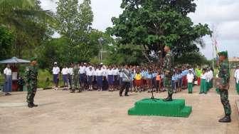 Suasana Peringatan Sumpah Pemuda di Perbatasan RI-PNG