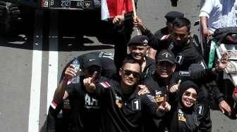 Pawai Kampanye Damai Pilkada DKI Jakarta 2017