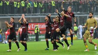 Milan Menang, Roma Imbang