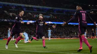 Man City dan Barca Sementara Masih Sama Kuat