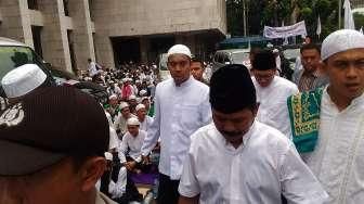 Rizieq, Lukman Hakim, Fadli Zon, Fahri Hamzah di Istiqlal