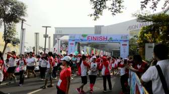 Meriahnya "Hello Kitty Run 2016", Diikuti 4300 Peserta