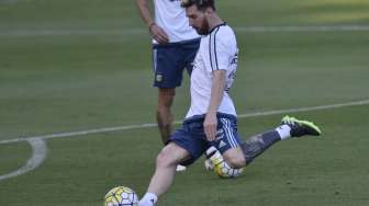 Kembali Bela Argentina, Messi Pamer Tato Baru