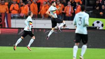 Belanda Ditahan Imbang Belgia di Amsterdam Arena