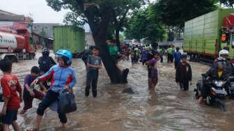 Sungai Bengawan Solo Meluap, Banjir Landa Bojonegoro