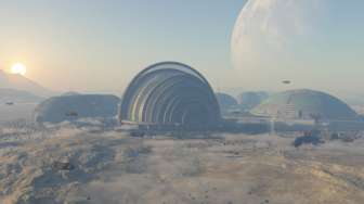 Rumah Manusia di Mars Dipamerkan di London