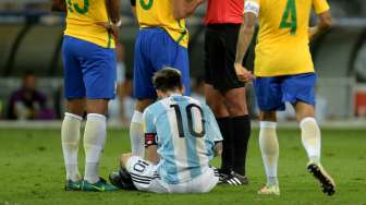 Messi Mati Kutu, Brasil Bantai Argentina