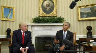 Trump Temui Obama di Gedung Putih