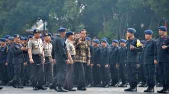 Jokowi Kunjungi Mako Brimob
