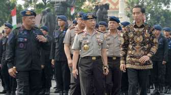Jokowi Kunjungi Mako Brimob
