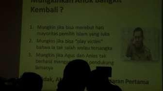 Elektabilitas Ahok Terus Menurun