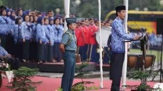 Jokowi Hadiri HUT Korpri