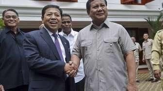 Setya Novanto Sambangi Kediaman Prabowo