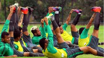 Gelar Latihan Perdana Persiapan Final Piala AFF, Ini yang Dilakukan Boaz Cs