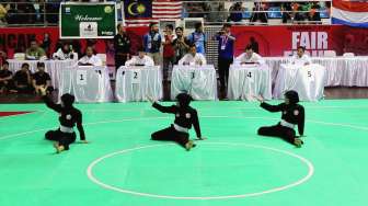 Pesilat Indonesia Sapu Bersih Emas di Nomor Seni