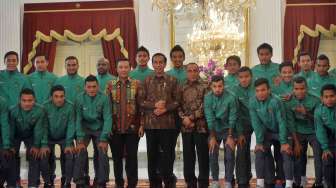 Timnas Indonesia Dijamu Jokowi