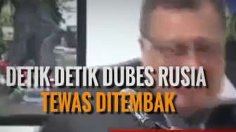 Horor! Detik-detik Dubes Rusia Ditembak dari Belakang