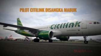 Heboh! Pilot Citilink Disangka Mabuk Sebelum Take Off