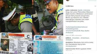 Ditilang, Lelaki Ini Tunjukkan Sim Bertuliskan "Boy Anak Jalanan"