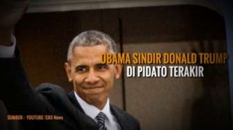 Pidato Terakhir, Obama Keluarkan Sindiran Maut untuk Donald Trump