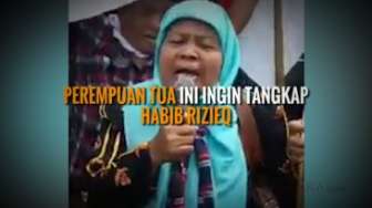 Gawat! Perempuan Tua Ini Ingin Tangkap Habib Rizieq