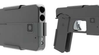 Polisi Dibikin Panik, Pistol Ini Mirip iPhone