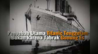 Astaga! Titanic Tenggelam Bukan karena Tabrak Gunung Es, tapi...