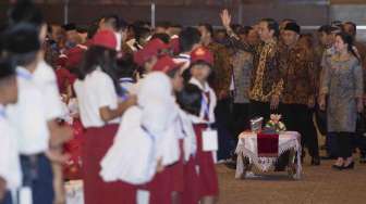 Pembukaan Rembuk Nasional Pendidikan dan Kebudayaan (Rembuknas) 2017 di JIExpo, Jakarta, Kamis (26/1).