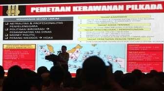 Kesiapan penyelenggaraan pesta demokrasi di 101 provinsi dan kabupaten/kota.