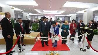 Acara peresmian Tower Mahkamah Agung RI, di Jakarta, Selasa (31/1).