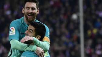 Barcelona Tumbangkan Atletico, Suarez: "Belum Ada Pemenang"