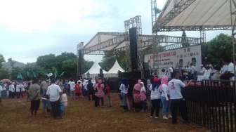 Dangdutan, Banyak Anak-anak di Kampanye Anies-Sandi
