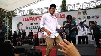 Hadiri Debat, Sandiaga Pakai Sepatu Produk Peserta OK OCE