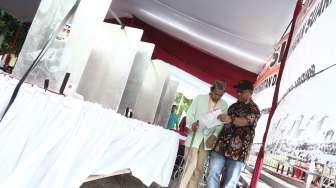 Komisi Pemilihan Umum (KPU) RI menggelar simulasi pemungutan suara di Kepulauan Seribu, Jakarta, Sabtu (4/2).