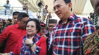 Megawati Serukan Bersiap Menangkan Ahok di Putaran Kedua