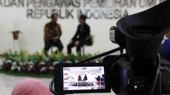 Peluncuran Bawaslu TV di Jakarta, Senin (13/2).