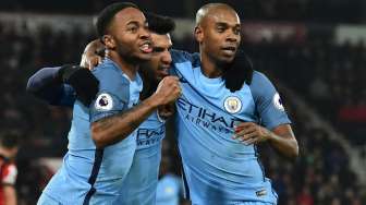 Permalukan Bournemouth, City Kembali Bayangi Chelsea