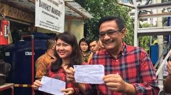 Djarot Jadi Peserta Pilkada Pertama Gunakan Hak Pilih di TPS