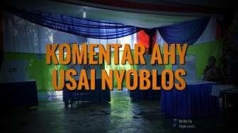 Ini Komentar AHY Usai Nyoblos di TPS Bersama Annisa