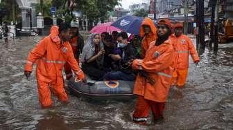 Banjir di Kota Bekasi, Dua Bocah Meninggal, 1.314 KK Jadi Korban