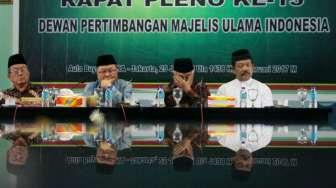 Dewan Pertimbangan Majelis Ulama Indonesia (MUI) menggelar rapat pleno ke-15 di Kantor MUI, Jakarta, Rabu (22/2).