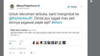 Kicauan Twitter Ditjen Pajak Ini Tuai Kontroversi