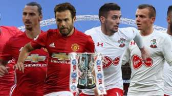 Babak I Final Piala Liga, Man United Unggul 2-1 atas Southampton