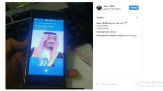 Meme Kocak Kedatangan Raja Salman